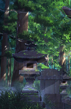 Untitled CREDIT ORIGINAL SOURCE: https://wallpapers.com/wallpapers/torii-gate-anime-c2m5ouwwewk67ozf.html